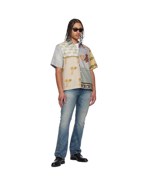Paul Smith Yellow 'textile' Shirt for men