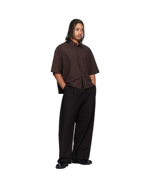 Studio Nicholson Black Pull Trousers for men