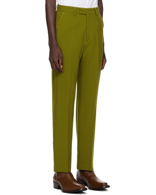Second/Layer Green Primo Trousers for men