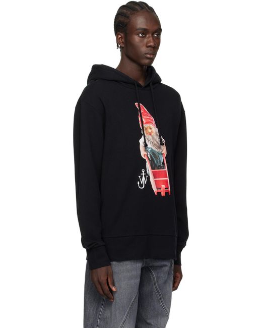 J.W. Anderson Black Gnome Hoodie for men