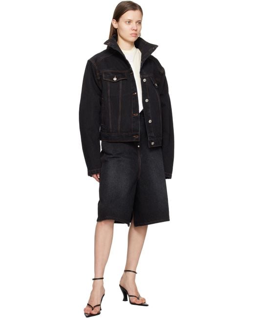 Pushbutton Black Hybrid Regular Skort