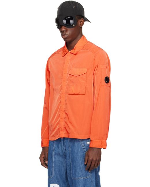 C P Company Orange Pocket Jacket for men