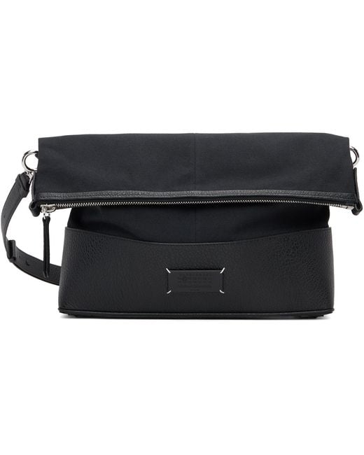 Maison Margiela Black 5Ac Medium Messenger Bag for men