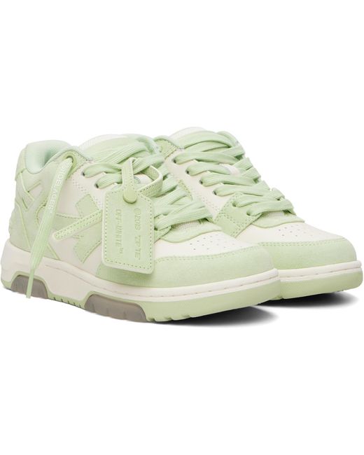 Off-White c/o Virgil Abloh Green 'Out Of Office' Sneakers