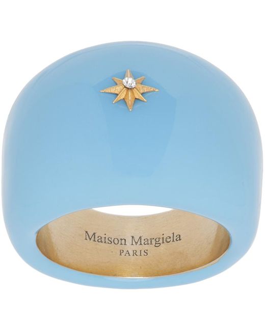 Maison Margiela Blue Signet Ring