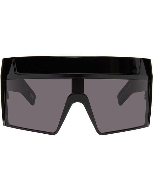 Rick Owens Black Suicide Edition Rev Sunglasses