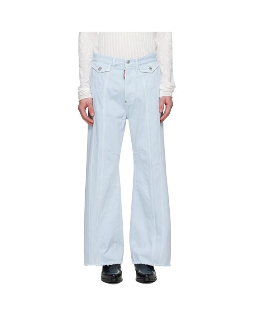 DSquared² White Powder Wash Eros Jeans for men