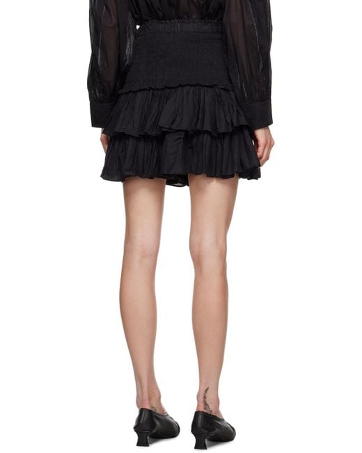 Isabel Marant Black Naomi Miniskirt