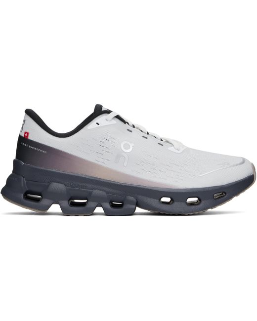 メンズ On Shoes グレー＆ブラウン Cloudspark スニーカー Black