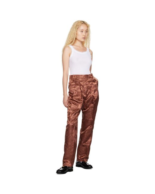 Tanner Fletcher Brown Clemence Trousers