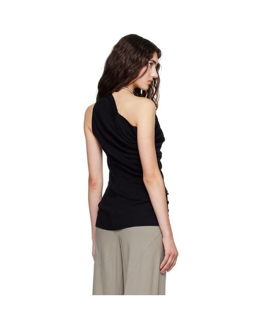 Rick Owens Black Tower Athena Top
