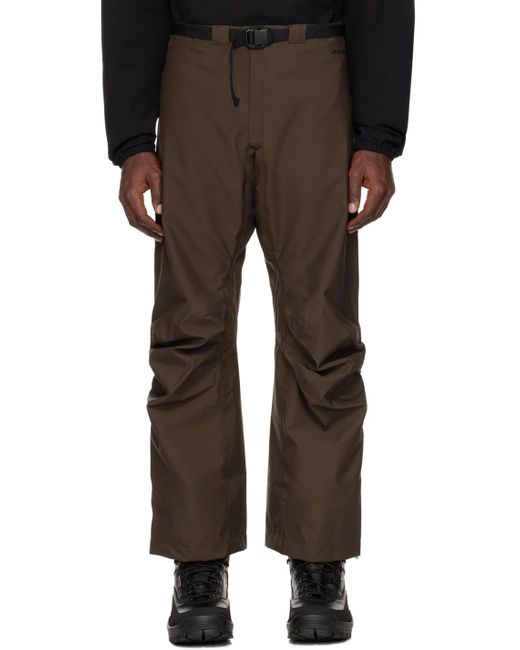 Pantalon brun à pinces aux genoux GR10K pour homme en coloris Black