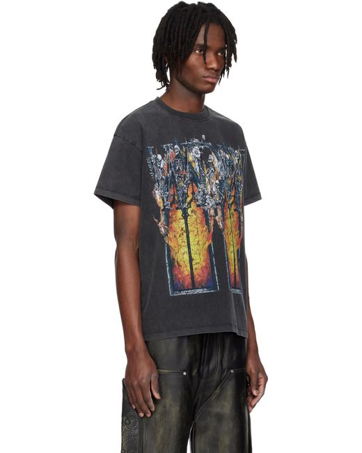 メンズ Who Decides War ブラック Ember Chapel 半袖Tシャツ Black