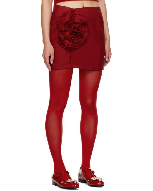 TACH Red Fabrizia Miniskirt