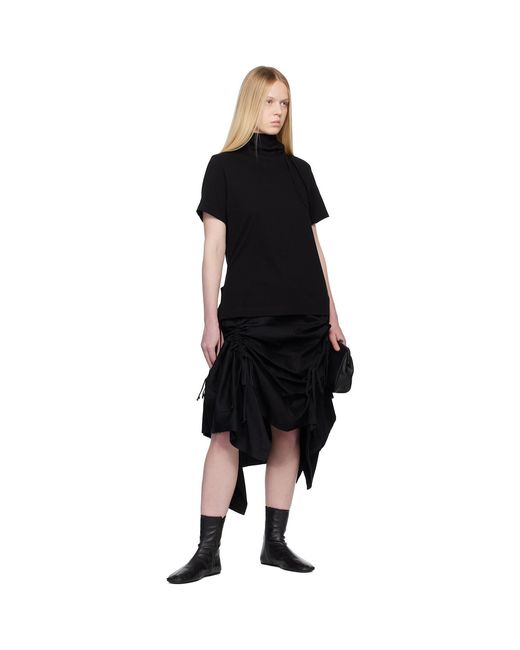 Yohji Yamamoto Black Binder Short Sleeve T-shirt
