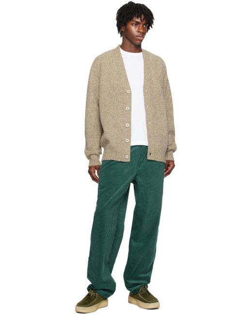 Howlin' By Morrison Natural shaggy Bear Cardigan for men