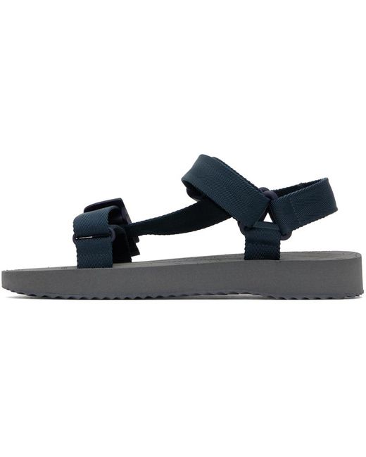 Burberry Black Trek Sandals