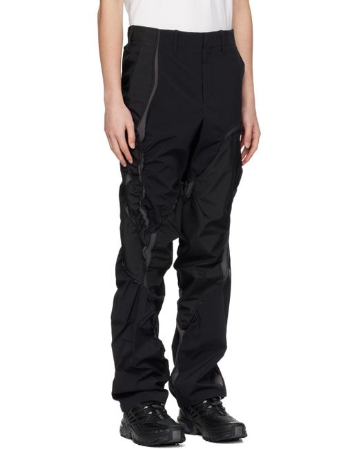 Post Archive Faction PAF Black Post Archive Faction (paf) 6.0 Technical Left Trousers for men