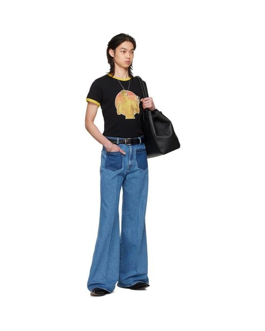 Lu'u Dan Black Bruce Lee X Lựu Đạn Ringer T-Shirt for men