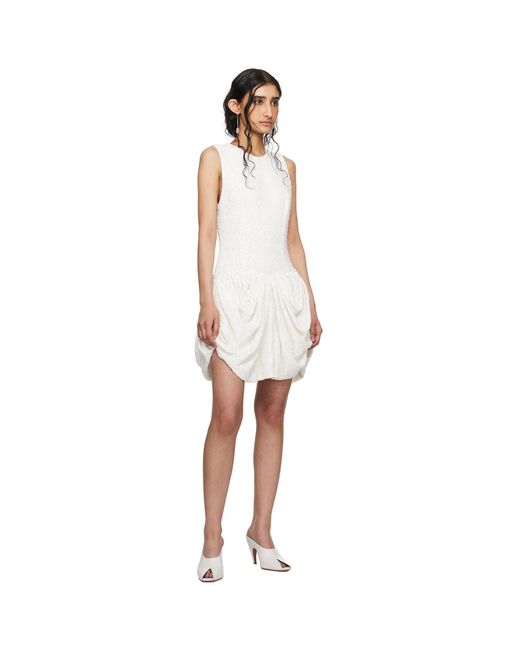Wed Black Ssense Exclusive Bubble Hem Minidress