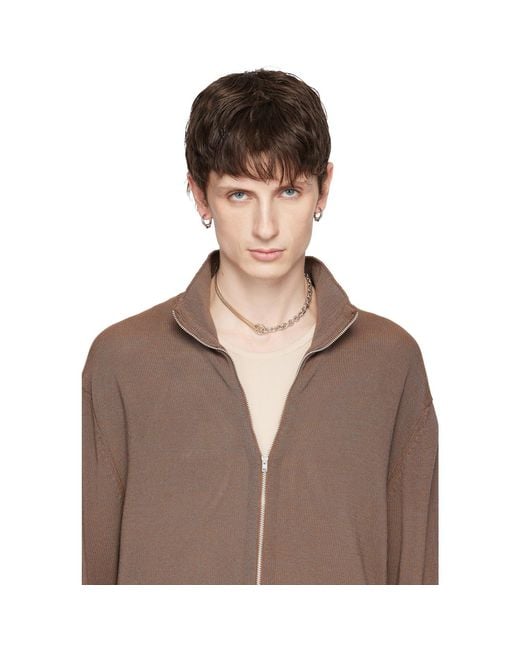 Justine Clenquet Black Carrie Earrings for men