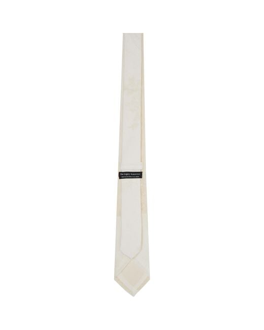 Our Legacy Black Off- Embroidered Tie