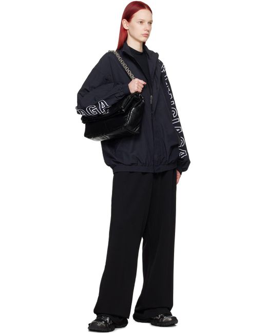 Moyen sac à chaîne monaco noir Balenciaga en coloris Black