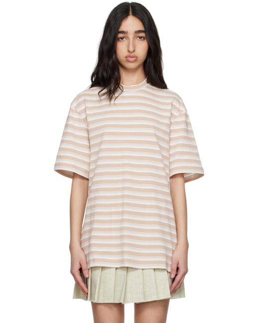 Rabanne ホワイト＆ブラック オーバーサイズ Tシャツ Multicolor