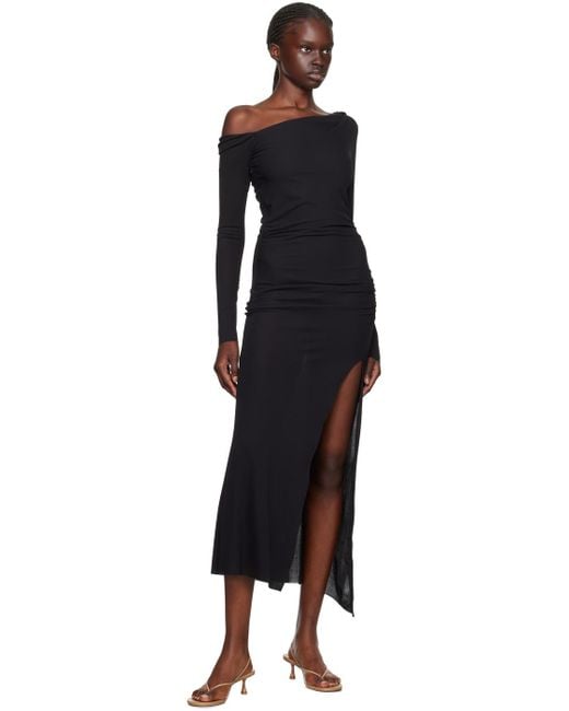 Bec & Bridge Black Bec + Bridge Monette Asym Maxi Dress