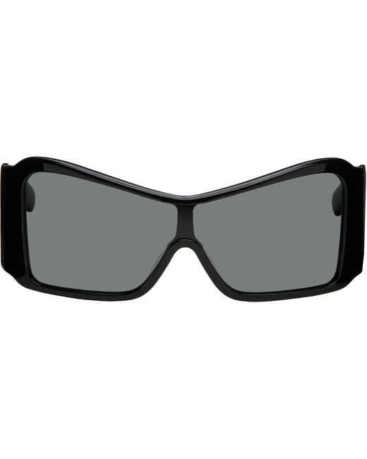 VAQUERA Black Shield Sunglasses for men