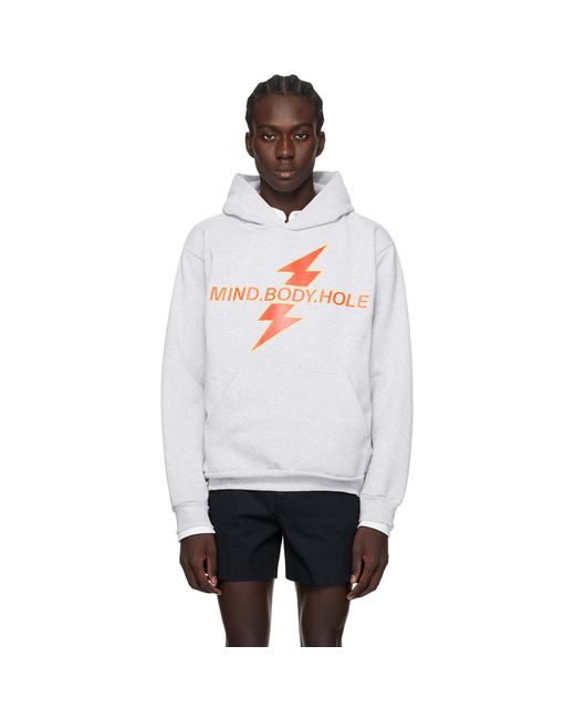 K.ngsley Black 'mind. Body. Hole' Hoodie for men