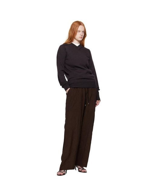 Studio Nicholson Blue Inverness Sweater