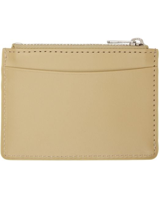 A.P.C. Natural Paris Card Holder for men