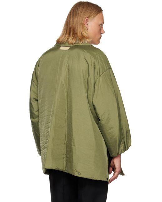 Rito Structure Green Padded Jacket for men
