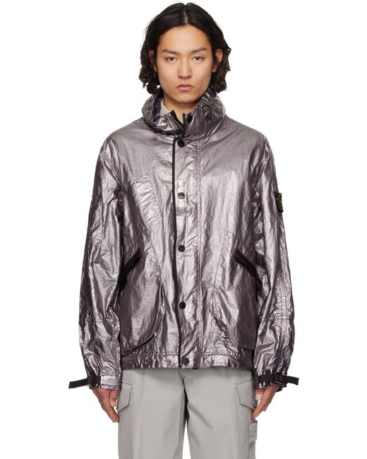 メンズ Stone Island パープル Metal Cover ジャケット Multicolor