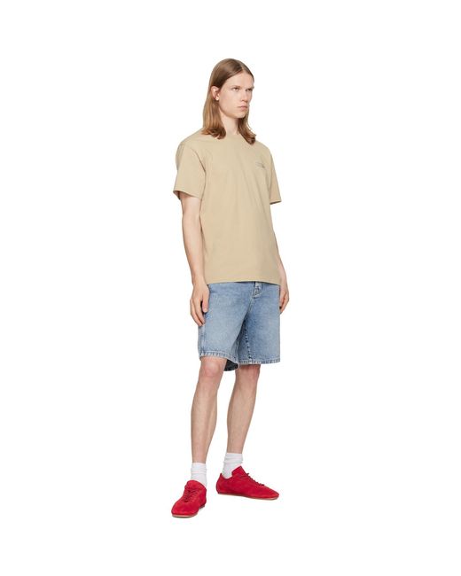 Givenchy Natural Paris' Grosgrain T-Shirt for men