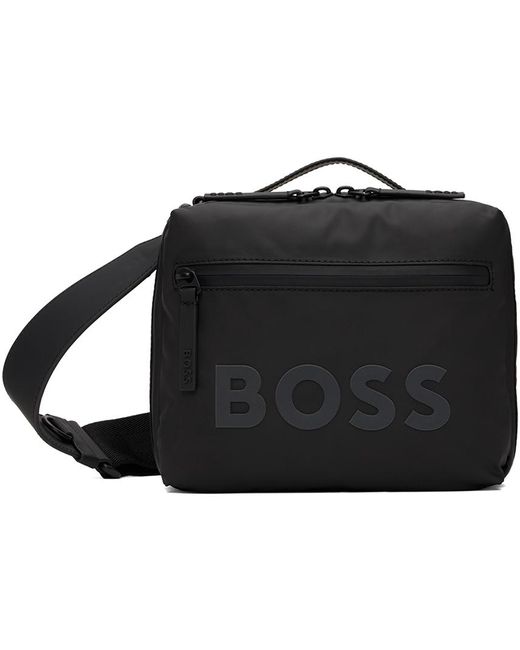 BOSS by HUGO BOSS Black Logo Reporter Bag for Men | Lyst Australia
