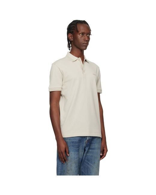 Boss Black Cotton Piqué Paddy Polo for men