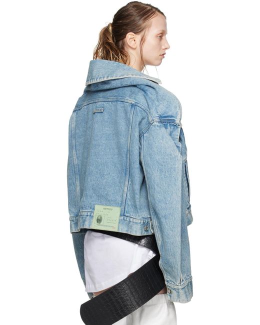 Jean Paul Gaultier Blue Shayne Oliver Edition Denim Jacket