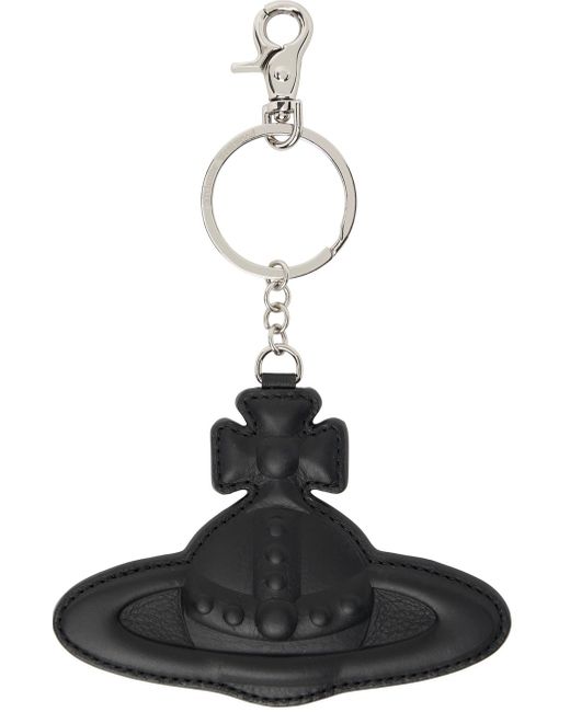 Vivienne Westwood Black Orb Keychain