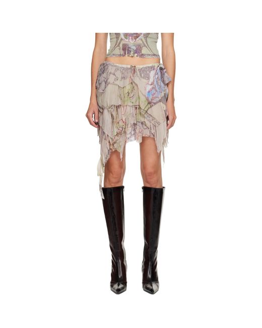 DIESEL Black O-Silla Miniskirt