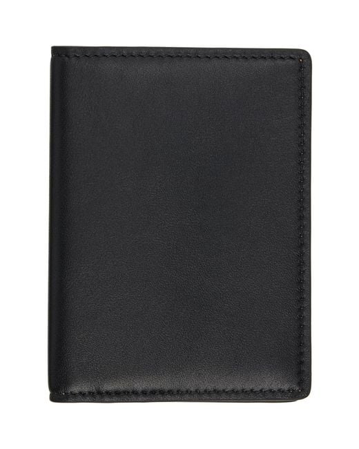 Common Projects Black Leather Card Holder for men