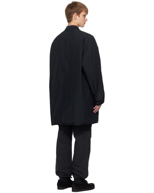Nanamica Black Reversible Down Coat for men