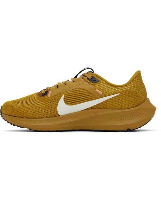 Nike Yellow Pegasus 40 Sneakers in Black for Men | Lyst