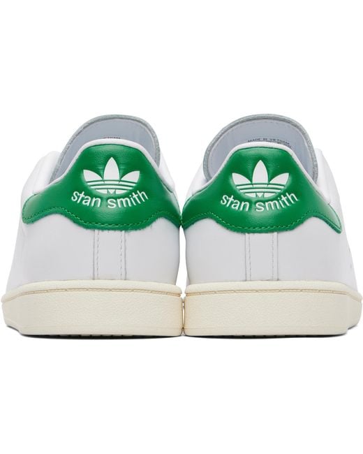 Adidas Originals White Stan Smith Sq Sneakers