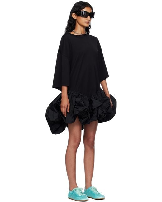 Abra Black Ssense Exclusive Couture Midi Dress