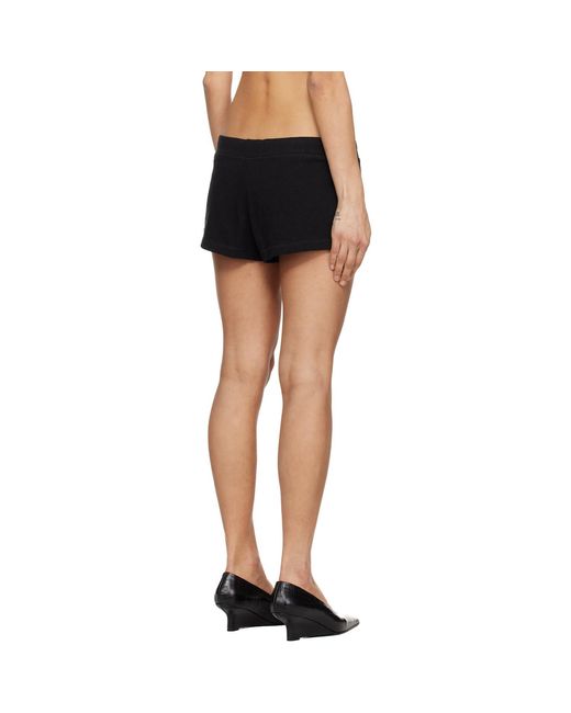 Entire studios Black Lightweight Micro Shorts