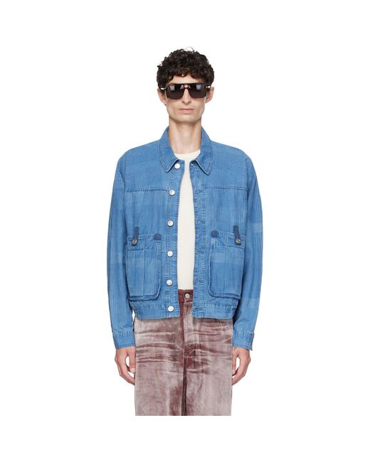 Isabel Marant Blue Darlane Denim Jacket for men