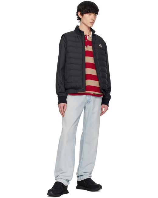 Moncler Black Verney 3-in-1 Short Jacketdown Vest Set for men