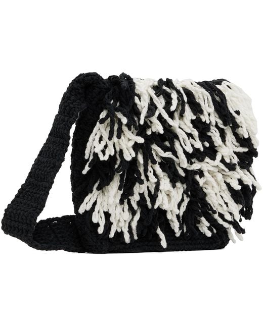 Adererror Black Fringed Bag